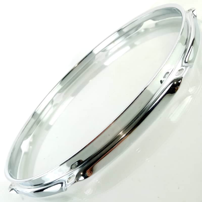 Ludwig 14"2.3mm Snare/Floor Tom Drum 8Lug Batter Rim/Hoop Chrome Triple Flange80 image 1