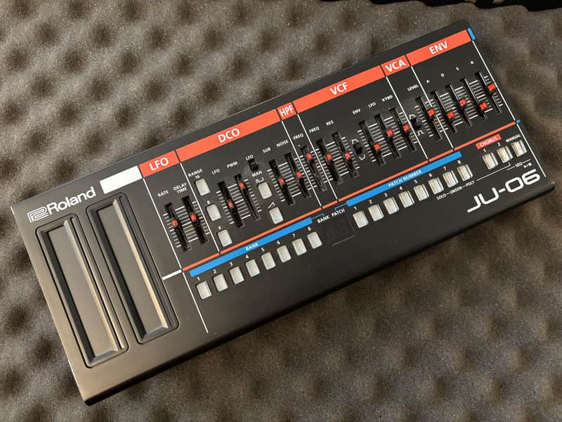 Roland JU-06 Boutique Series Digital Synthesizer Sound Module 2015 - Present - Black image 1
