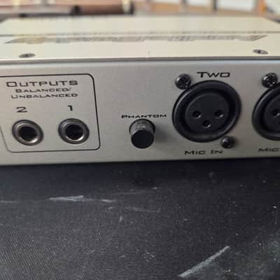 M-Audio Audio Buddy Mic/Instrument Preamp 2000s - Silver image 3
