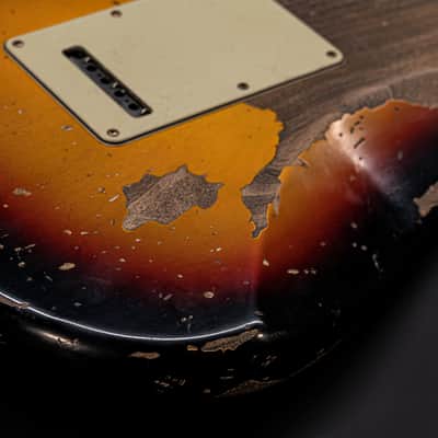 Fender Masterbuilt Jason Smith MICHAEL LANDAU 1968 Stratocaster - 3-tone Sunburst image 17