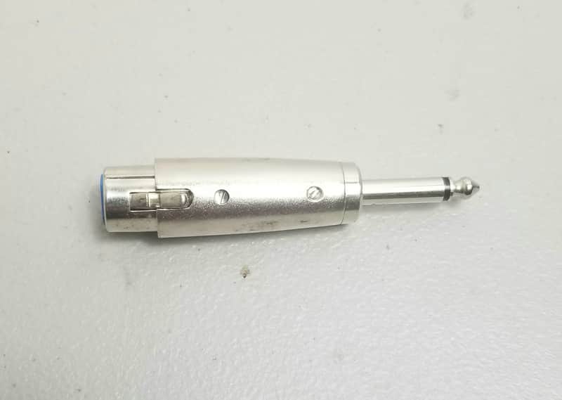 XLR - F to 1/4 in mono Adapter (pin 2 hot) - Hosa or similar brand? image 1