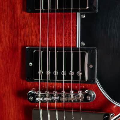 Epiphone 1964 SG Standard with Maestro Vibrola Reissue Electric Guitar - Cherry Red with Hardshell Case image 8