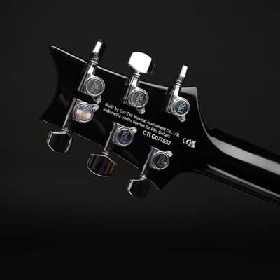 PRS SE Custom 24 Semi-Hollow Piezo in Charcoal Burst #G077552 image 6