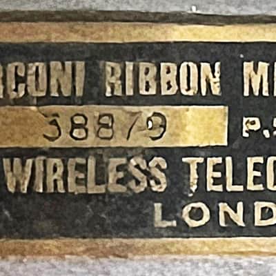 SUPER RARE! 1940's MARCONI Model AXB Ribbon Microphone, BBC w/stand works great image 11