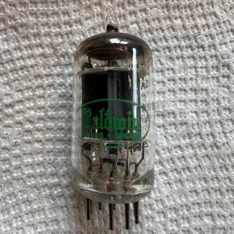 Vintage Baldwin (Sylvania) 12AU7 tube - 1960's - made in USA image 1