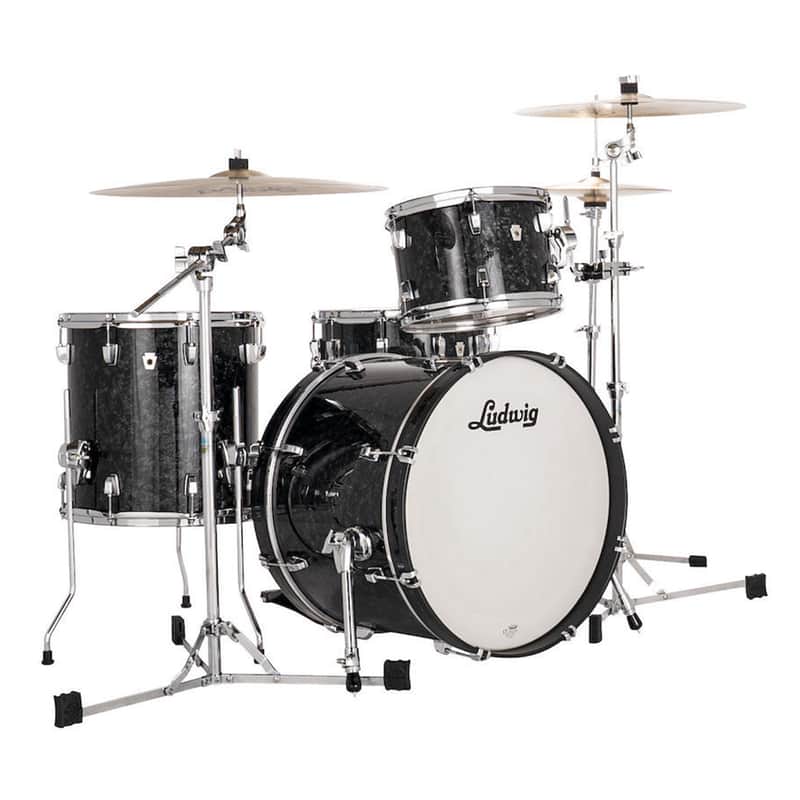 Ludwig LN3402TX NeuSonic Downbeat Outfit 8x12/14x14/14x20" Drum Set image 5