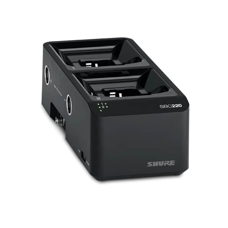 Shure SBC220 2-Bay Networked Docking Charger image 1