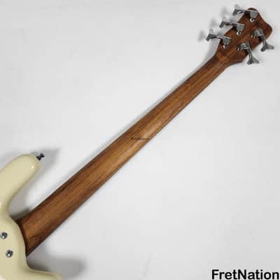 Warwick GPS Streamer LX 5-String Bass Creme White Lefty Left-Handed Gig-Bag 9.72 Pounds #9373-21 image 16