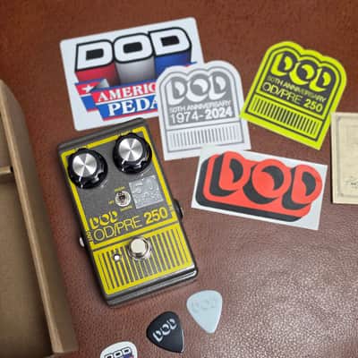DOD 50th Anniversary Overdrive Preamp 250 2024 - Grey / Yellow image 6