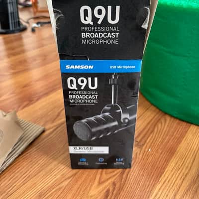 Samson Q9U Dynamic USB Broadcast Microphone 2020s - Black image 3