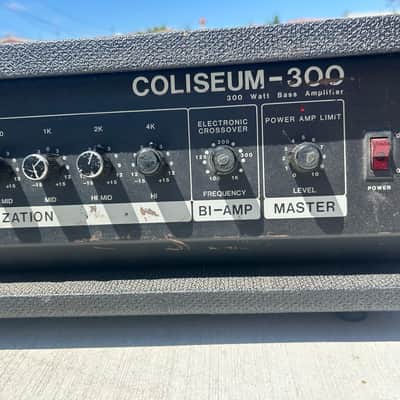 Sunn Coliseum-300 300-Watt Bass Amplifier Head 1980s - Black image 2