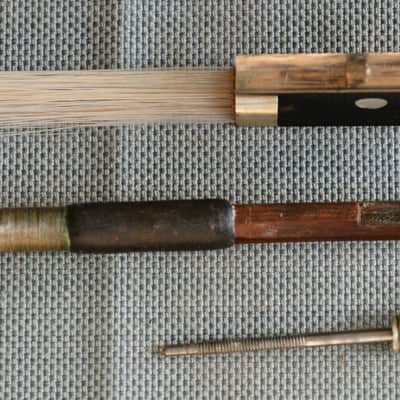 Very good Vintage German or Czech 4/4 Violin Bow, 62g image 4