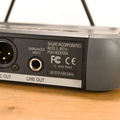 Shure PGX14 Wireless Beltpack System J6 Band - 572-590 MHz (NO PSU) CG01YFV image 9