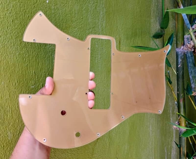 Custom Hand made plexiglass BIG pickguard to fit on Rickenbacker 1950's 4000 bass image 1