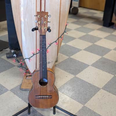 1999 Mele 6-String Ukulele - All Solid Koa Body / Ebony Details w/ Hardshell Case image 1