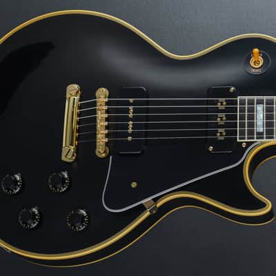 Gibson Custom Shop 1954 Les Paul Custom Staple Pickup Reissue - VOS Ebony image 1