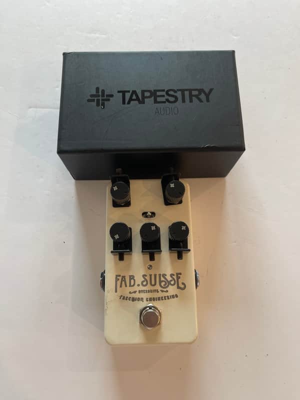 Tapestry Audio Fab Suisse Overdrive Guitar Effect Pedal + Original Box image 1