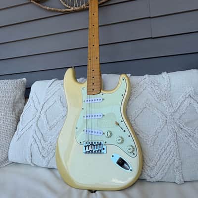 1989 Squier II Stratocaster MIK E9 | Proper Passive™ Electronics | Vintage White | Boutique image 4