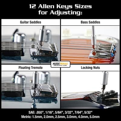 MusicNomad Premium 26 PC. Guitar Tech Screwdriver & Wrench Set (MN229) image 11