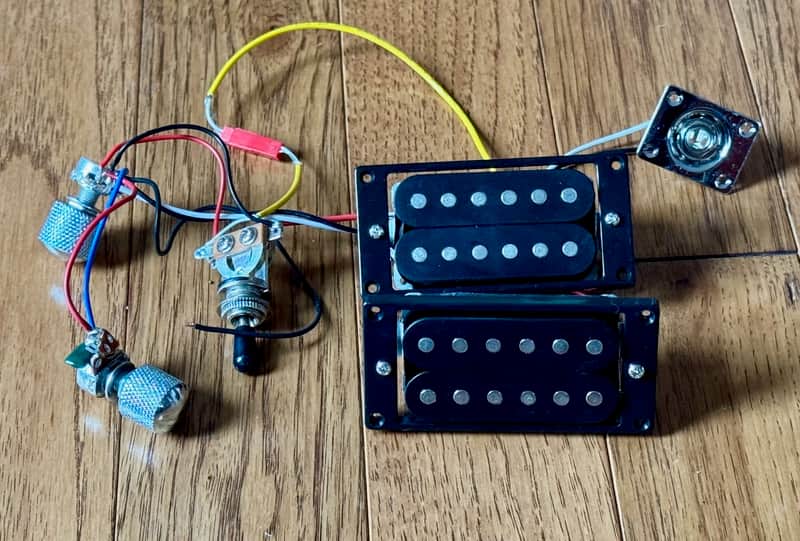 Humbucker Guitar Pickups New Project Builder Parts Luthier. Pots Input 3-Way Switch image 1