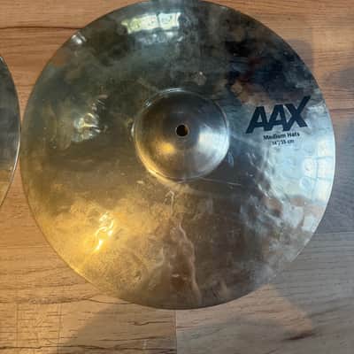 Sabian 14" AAX Medium Hi-Hat Cymbals (Pair) 2019 - Present - Brilliant image 2