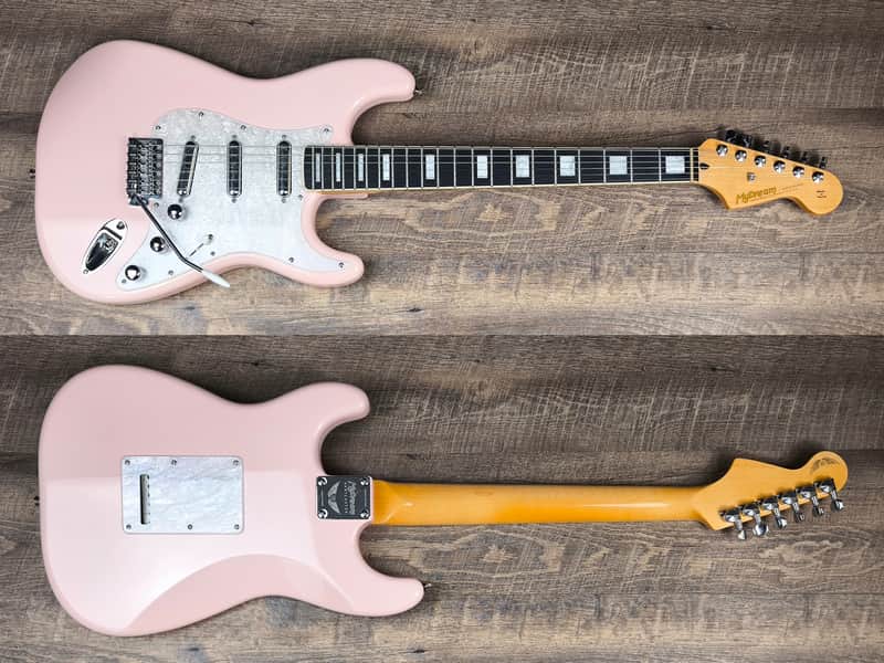 MyDream Stratocaster Custom Built - Pearly and Pink Lipstick image 1