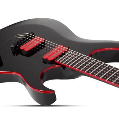Schecter Sunset-6 Red Dawn Gloss Black image 2