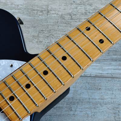 1974 Greco Japan TE-500 Thinline Semi Hollowbody Telecaster Deluxe (Navy Blue Sparkle) image 10
