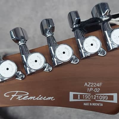 Ibanez AZ224 F BTB Brown Topaz Burst image 5
