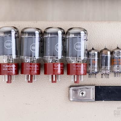 1963 Fender Showman Black Panel Blonde Pre-CBS Vintage Tube Amp Head & 1x12 Tone Ring Cab w/ JBL D120F image 20