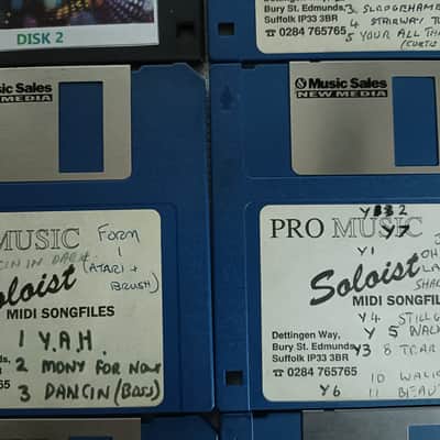 Midi Song Files - Retro Midi Songs Files Floppy Disk Collection image 2