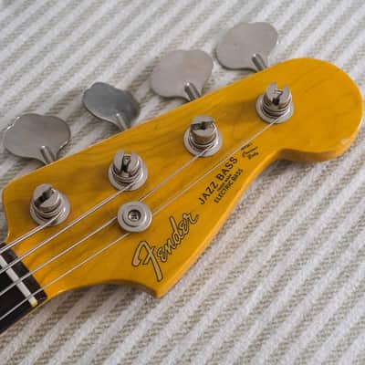Fender Japan JB62-75US 4-String Jazz Bass 3-Tone Sunburst CIJ 1999-2002 image 4