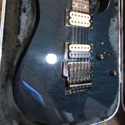 Ibanez RG520QS 1998 Transparent Blue image 4