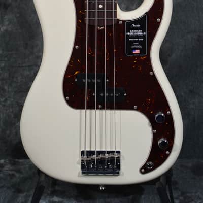 Fender American Professional II Precision Bass Olympic White w/ FREE Same Day Shipping image 1
