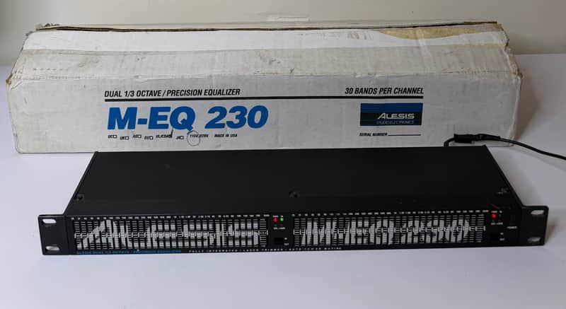 Alesis M-EQ 230 Dual 1/3 Octave Graphic Equalizer image 1