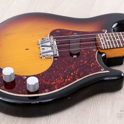 1966 Fender Mandocaster Vintage Electric Mandolin Sunburst, 100% Original w/ Case image 6