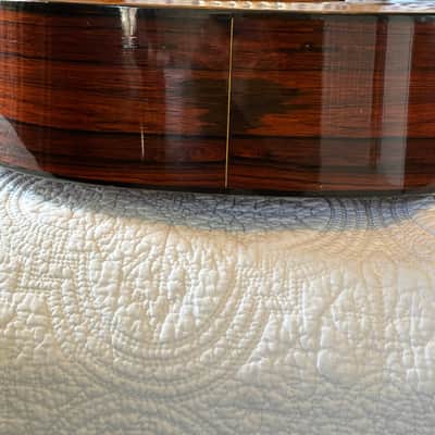 Luthier built 1980 - solid Brazilian Rosewood B/S image 9