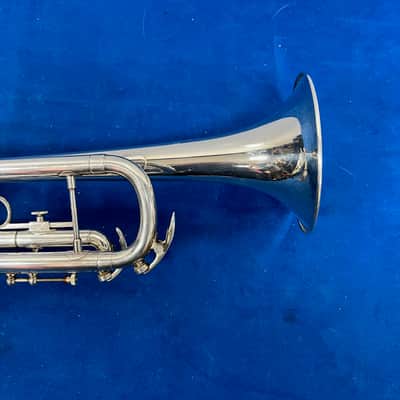 Used Conn USA 100B Bb Silver Trumpet with Conn 7C Mouthpiece & Original Case Just Serviced image 6