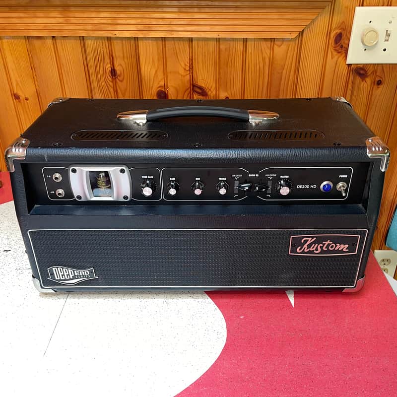Kustom DE300HD 300-Watt Bass Amp Head w/ Tube Preamp! DE300 HD Amplifier image 1