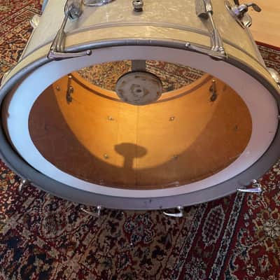 Premier 1960s Vintage Drum Kit - White Marine Pearl - 20 16 12 image 10