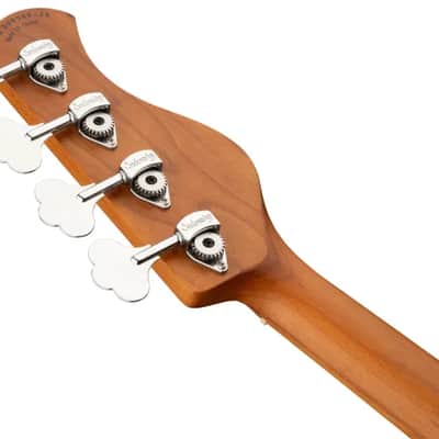 Sadowsky MetroExpress 21-Fret Vintage M Bass, Roasted Maple Fingerboard, Lefthand, 4-String - Solid Black High Polish image 8