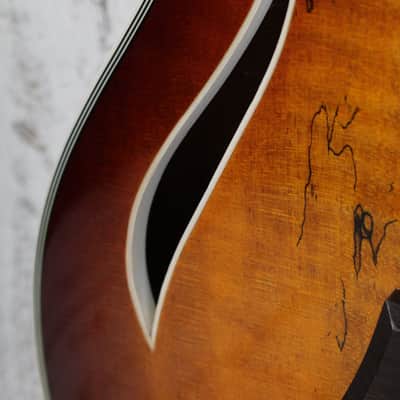Michael Kelly Hybrid Special Acoustic Electric Guitar Spalted Flame Maple Top image 5