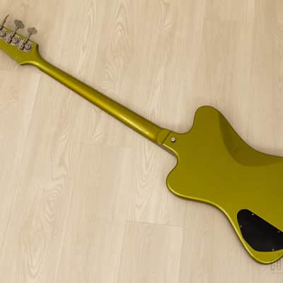 1966 Gibson Thunderbird IV Non-Reverse Vintage Bass, Inverness Green w/ Case image 13