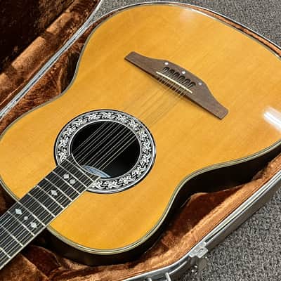 Ovation Vintage 1118 Glen Campbell 12-String 1981 Natural w/Case, Papers Original Owner  / Rare image 7