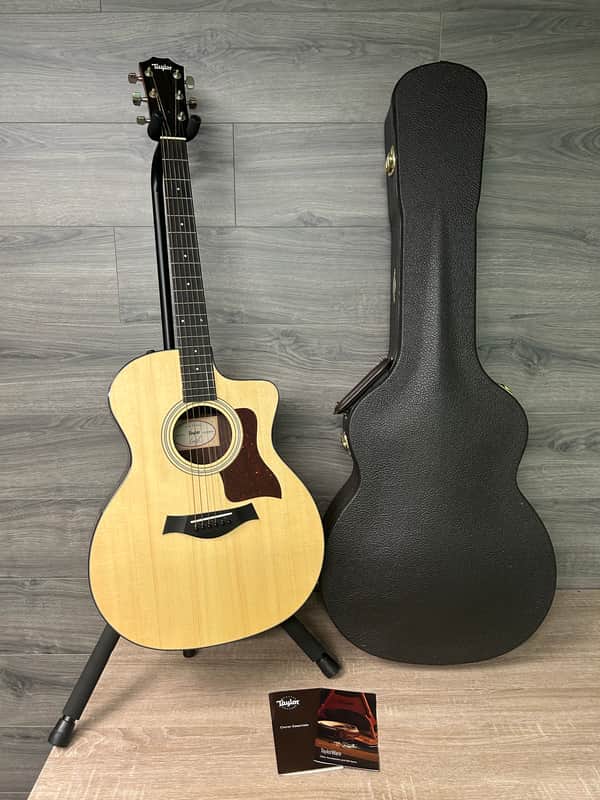 Taylor 214ce Plus Acoustic-electric Guitar - Natural w/ Taylor Deluxe Hard Case #2888 image 1