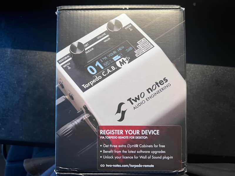 Two Notes Torpedo C.A.B. M+ Speaker Simulator 2010s - White