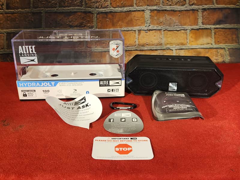Altec Lansing Hydrajolt Bluetooth Speaker w/ Original Box image 1