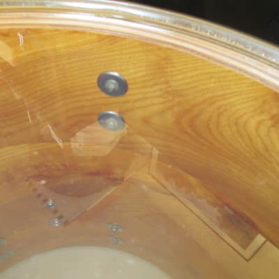 STEAL DEAL!!!! RARE - 1980'S EAMES BIRCH NATURAL DRUM SET - 14-18-24 - THUNDER SIZED! image 8