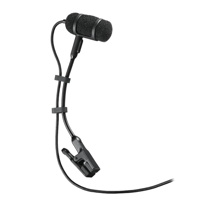 Audio-Technica ATM350CW Cardioid Clip-On Instrument Microphone image 1
