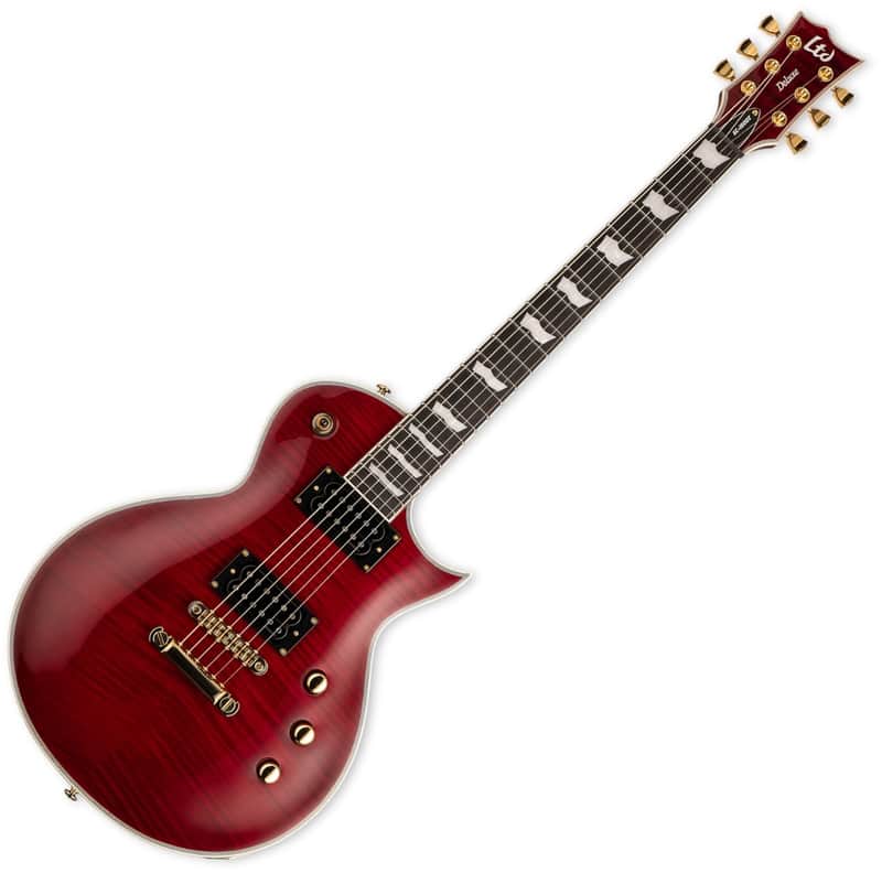 ESP LTD EC-1000T CTM Guitar See Thru Black Cherry B-Stock image 1